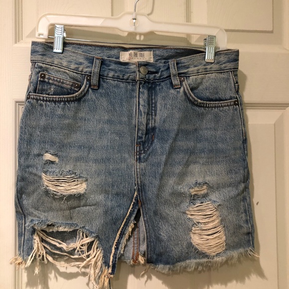 Free People Dresses & Skirts - Free people denim skirt